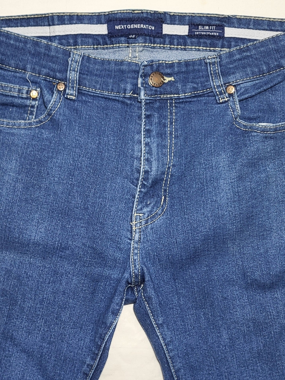 Next Generation Slim Fit Men's Blue Jeans